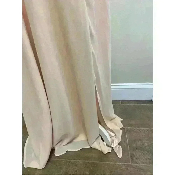 NWT LULUS Aim for amour champagne halter maxi dress, medium. NWT - Picture 7 of 13